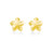 14K Plumeria Earrings - Icicle 10mm