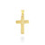 14K Hawaiian Cross Pendant - Maile  Med