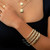 14K Hawaiian Leihaku Cut Out Bracelet