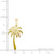 14K Palm Tree Pendant