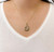 14K Hawaiian Makau Pendant - Cutout
