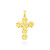 14K Plumeria Pendant - Cross
