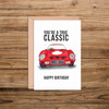 Ferrari GTO Front 'You're a True Classic' birthday card