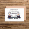 Ford Escort MK 1 front view number plate birthday day cards