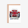 MG TA number plate birthday day cards