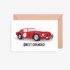 Ferrari GTO 'Best Grandad' number plate cards