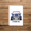 Mini Cooper A6 Thank You Illustration Cards