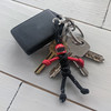 Black Racer With Red Helmet Paracord Buddy Keyring