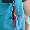 Red Paracord Keyring Buddy With Hat