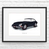 Classic Car A4 Print with Card Bundle