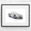 Classic Car A5 Print with Card Bundle