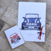 Classic Car A5 Print with Card Bundle