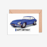 Jaguar F-Type number plate birthday day cards