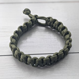 Cobra Weave Paracord Rope Bracelet With Mad Max Knot