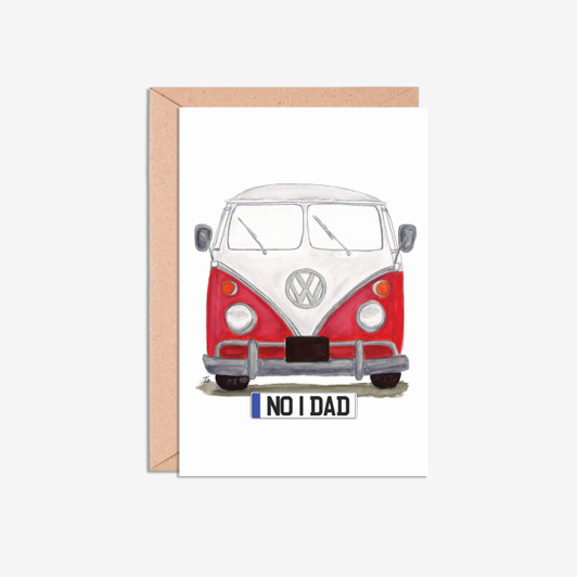 Red VW Camper Van