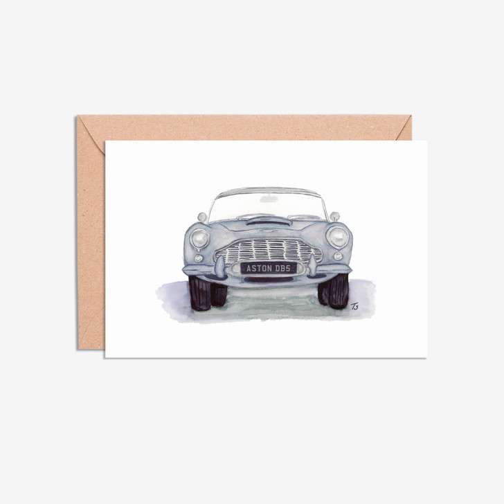 A5 Classic Car Illustration Cards Mixed Pack