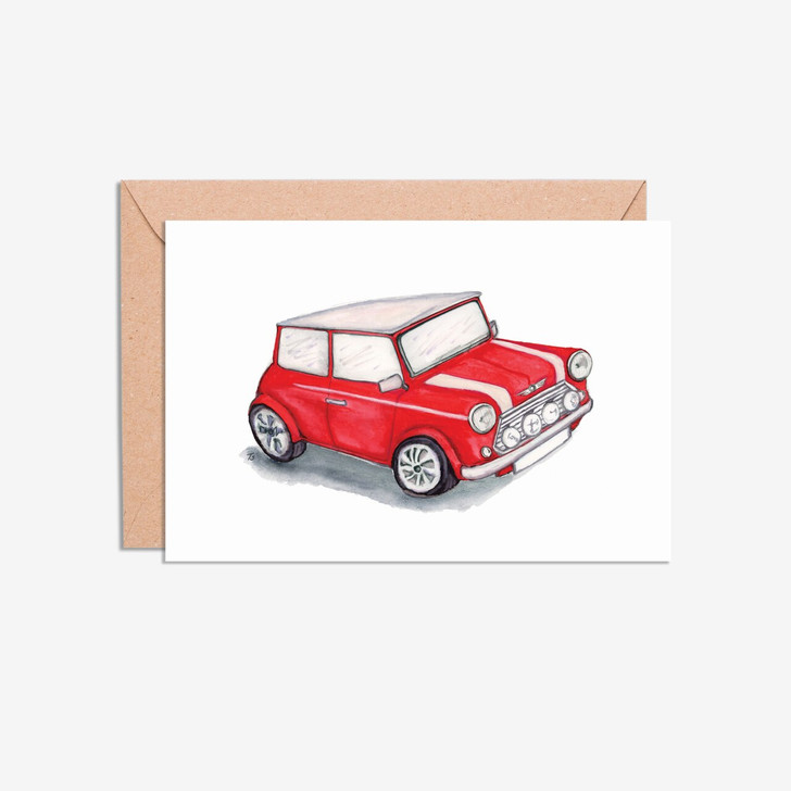 A6 Classic Car Illustration Cards Mixed Pack