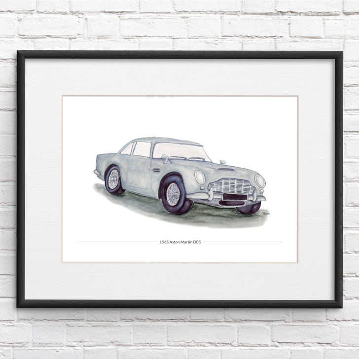 Classic Car A4 Print with Card Bundle