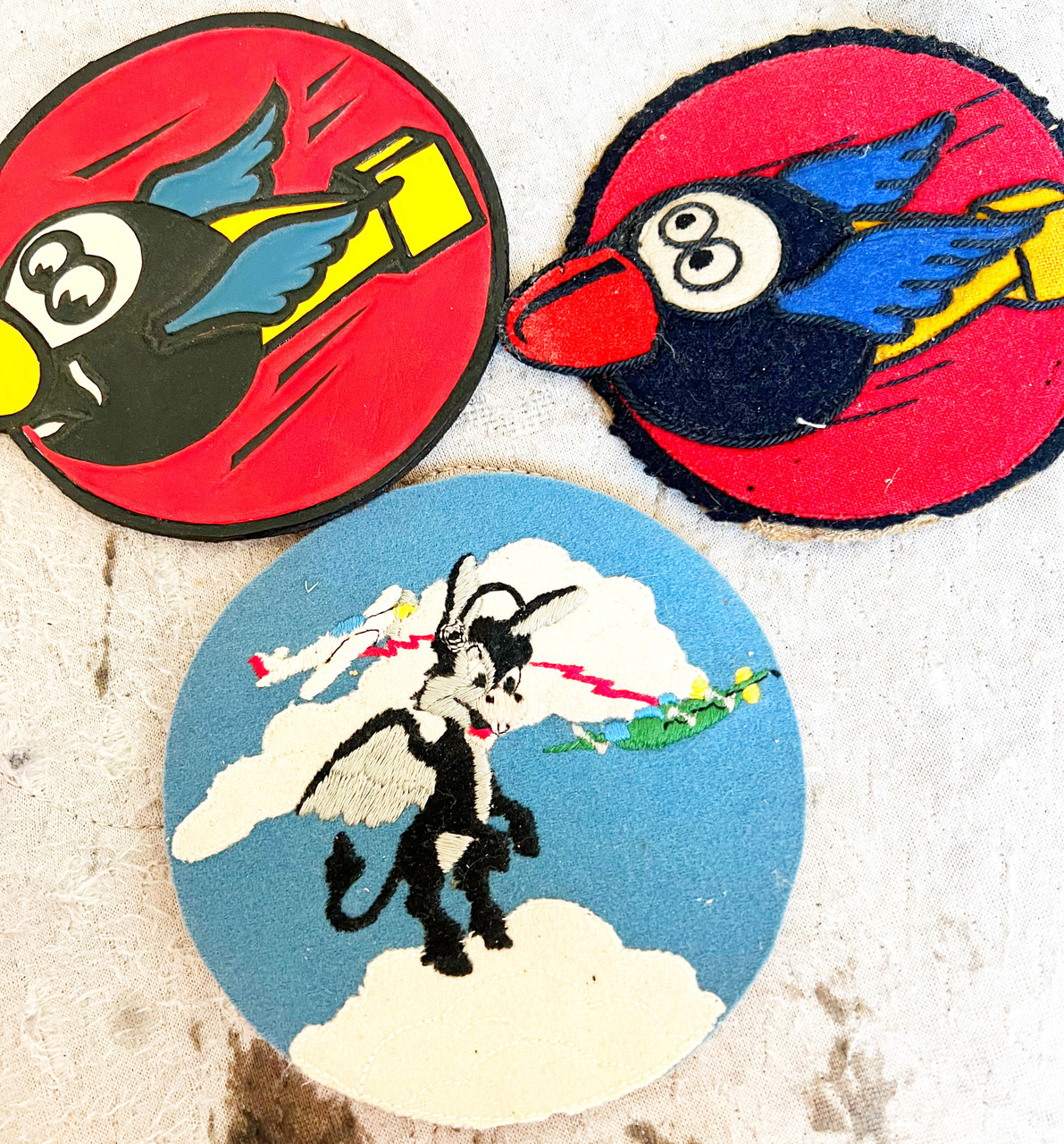ww2 us 44th Bomb Group patches