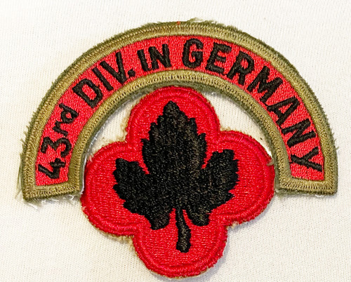 Ww2 us 43rd infantry division patch