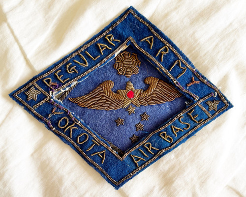 Japan occupation us Yokota air base bullion patch