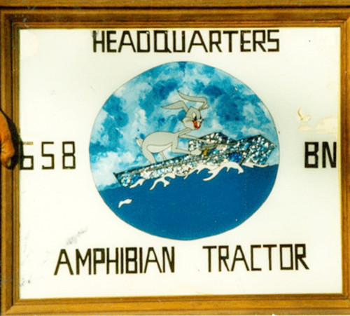 Ww2 us amphibious tractor 658th bataillon patch