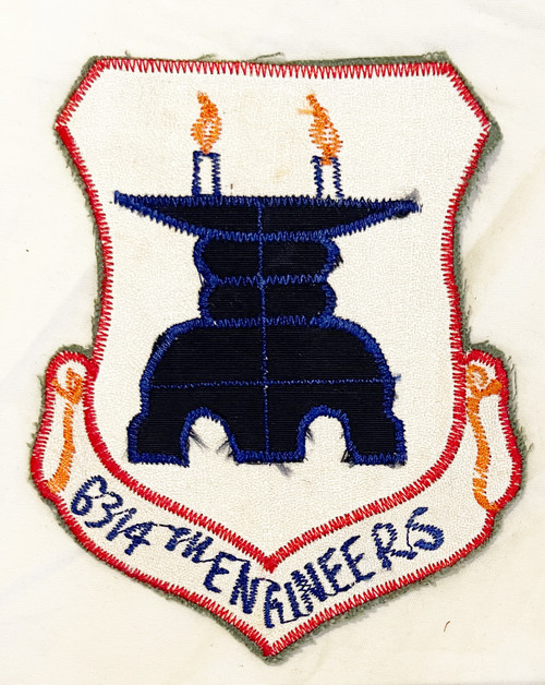 US Air Force Korea 6314th Engineer Squadron pocket patch