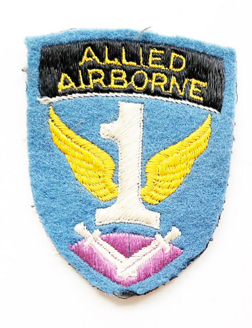 Ww2 us allied airborne English made felt patch