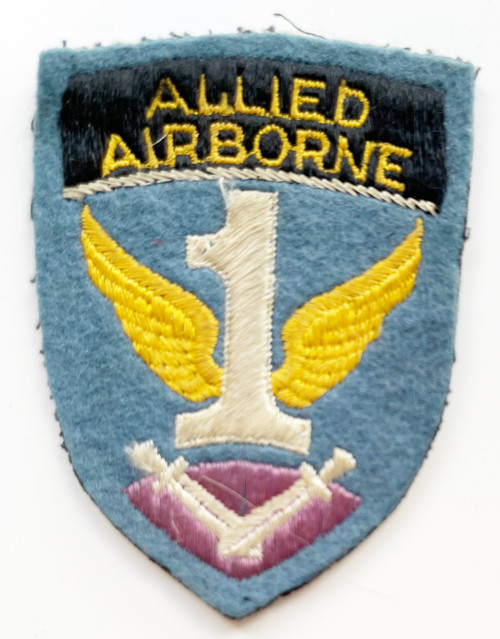 Ww2 us allied airborne English made felt patch