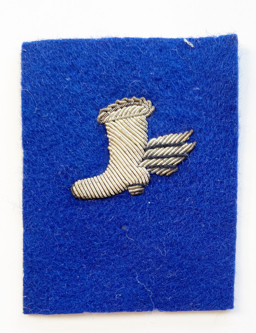 Ww2 us order of the winged boot insignia bullion patch