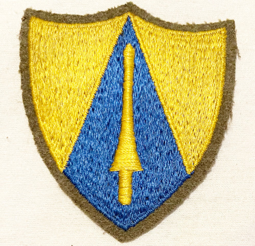 Ww2 us 65th cavalry division early with felt border patch