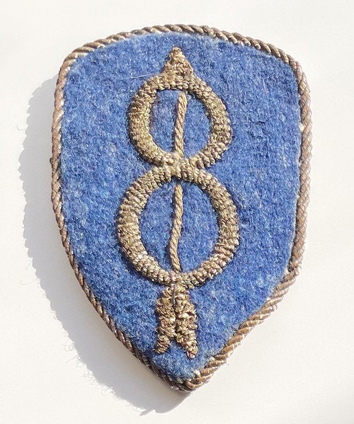 Ww2 us 8th infantry division bullion patch