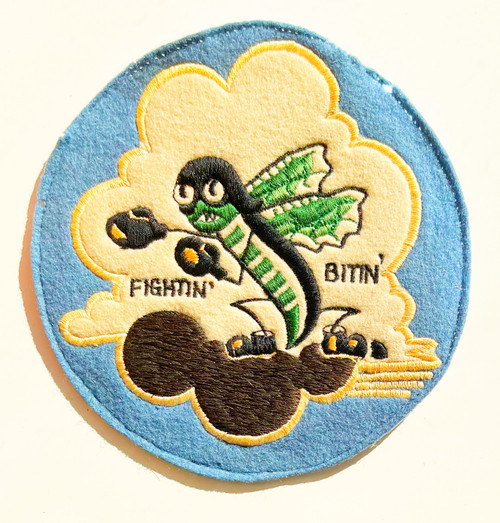 Ww2 us 369th bomb squadron “ fittin bittin “ patch