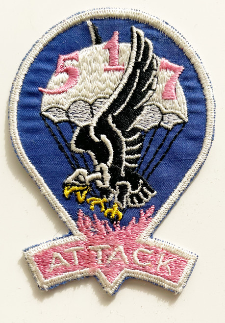 Occupation us 517th airborne attack patch