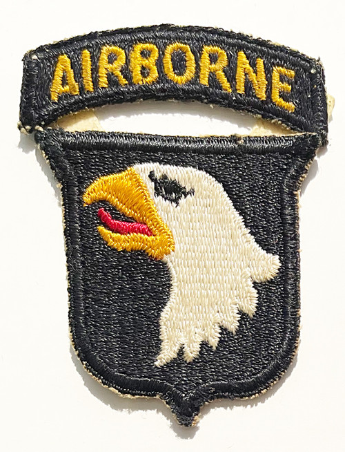 Ww2 us 101st airborne type 1 separate tab and patch