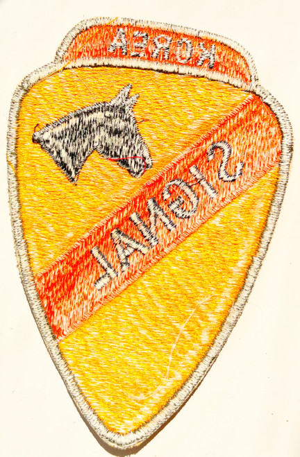 SOLD, Korea 1st cavalry signal patch