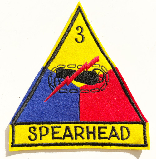 Occupation 3rd armor oversized patch