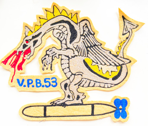 Ww2 us navy VPB 53 patrol bombing squadron oversized patch