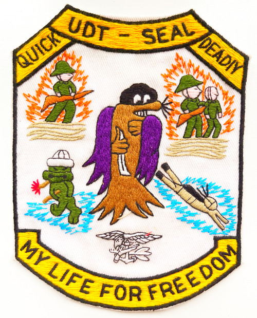 Vietnam made 80’s udt-seal tourist patch