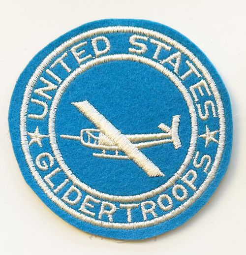 Ww2 us  glider troops blue patch