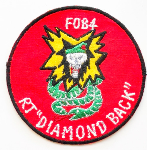 Vietnam made Fob 4 recon team Diamond back patch