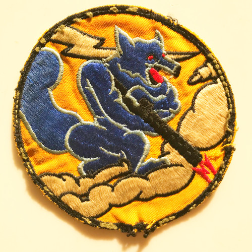 ww2 us 18th fighter squadron patch c