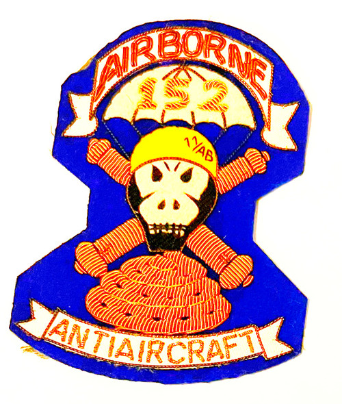 Occupation 152th airborne anti aircraft bullion patch Occupation 152th airborne anti aircraft bullion patch