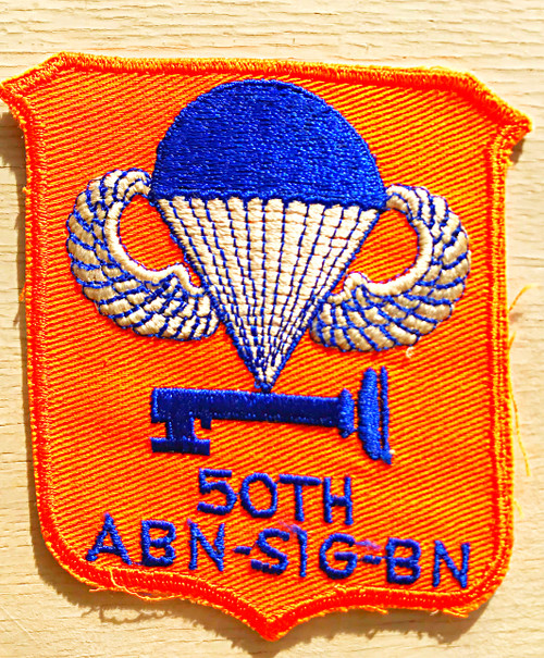 ww2 us 50th airborne signal patch