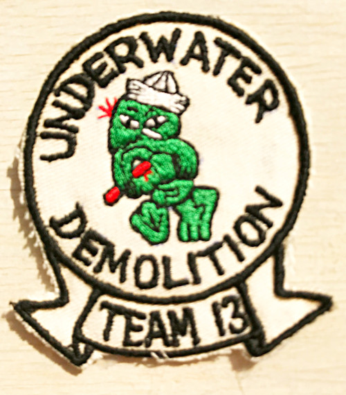 vietnam us underwater demolition team 13 patch