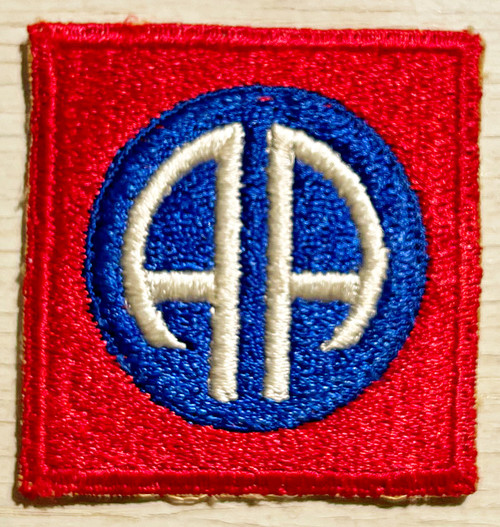 Us ww2 82nd airborne early English made patch used at D Day.
