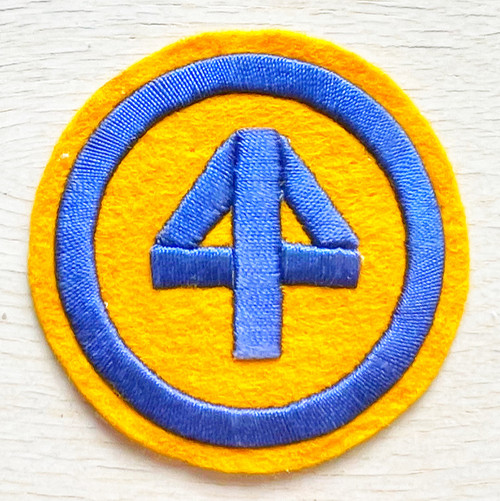Ww2 us 44th division cord bullion patch