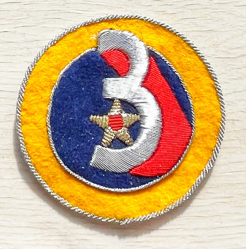 Ww2 us 3rd Air Force bullion patch b