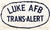 80’s US Luke Air Force base transitant alert oversized patch