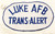 80’s US Luke Air Force base transitant alert oversized patch